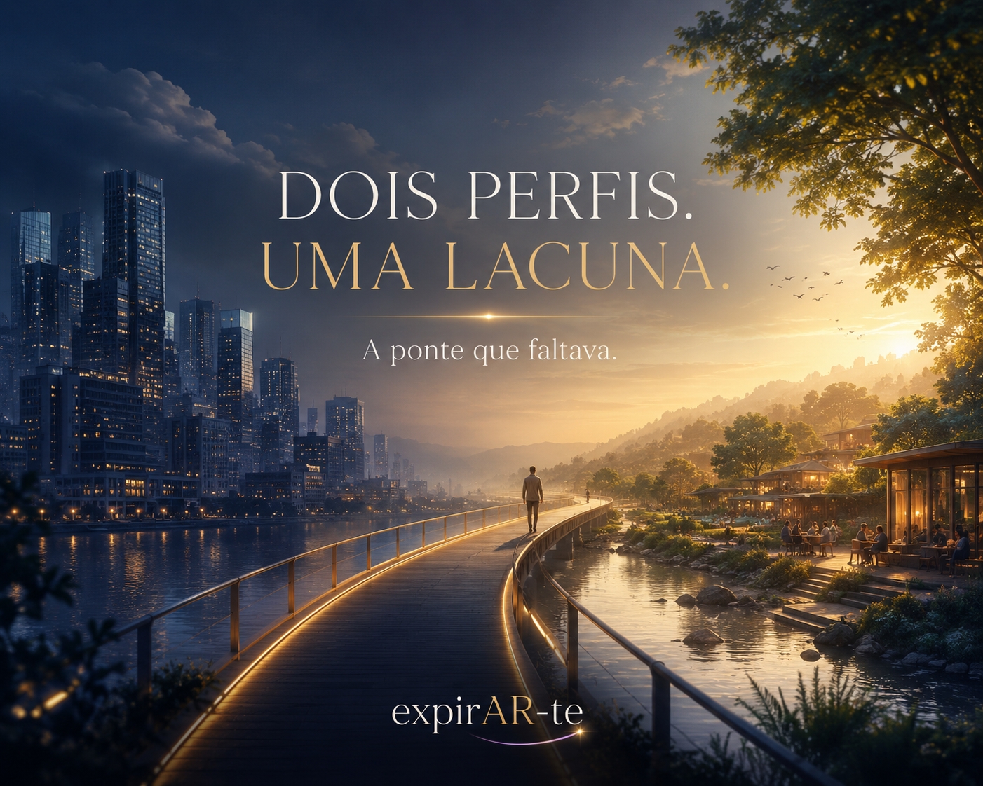 Dois perfis. Uma lacuna. E a ponte que faltava.
